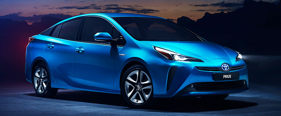 Vorderansicht des Toyota Prius FL