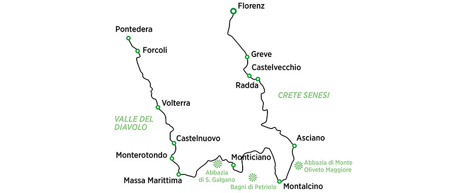 Vespa Tour Mit 6 Ps Durch Die Toskana Adac 2018