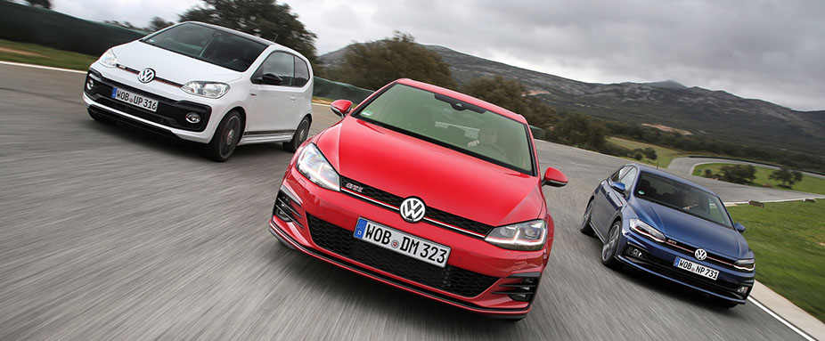 VW Polo, Up und Golf GTI