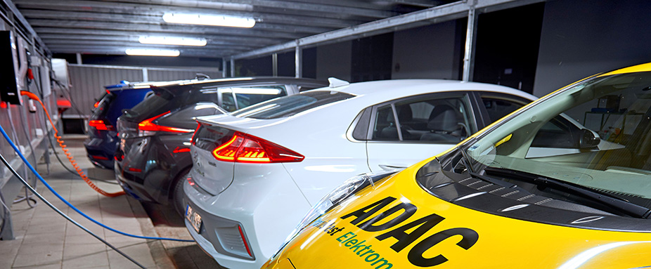 Elektroautos in einer Wallbox
