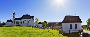 Wieskirche in Steingaden von außen