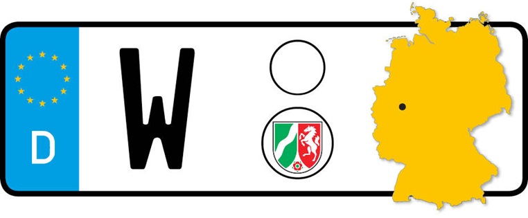Kennzeichen Wuppertal