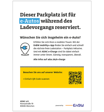 Ladekarte Falschparker Rückseite