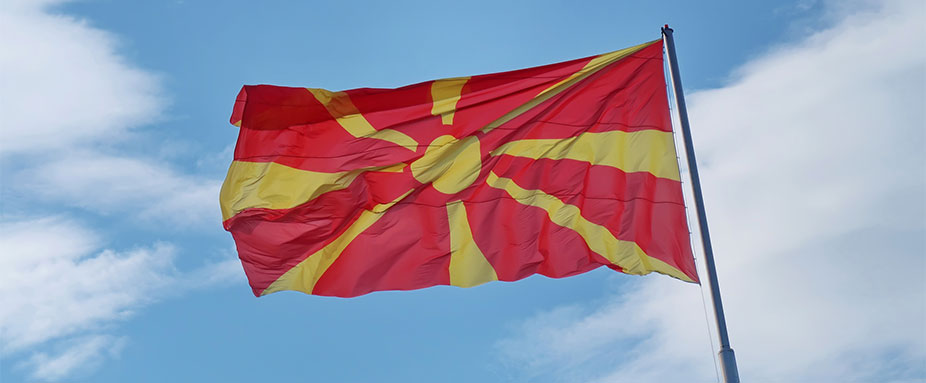 Flagge Mazedoniens