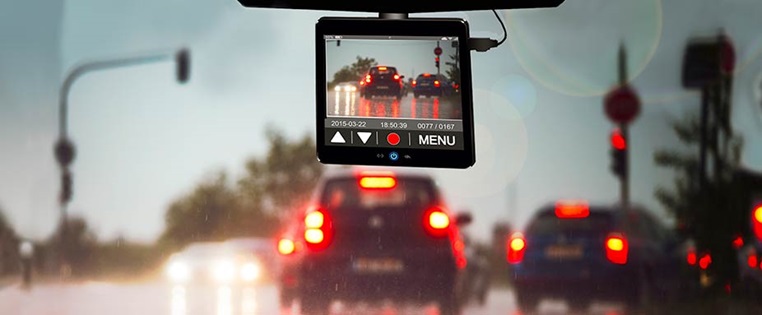 Dashcam im Auto