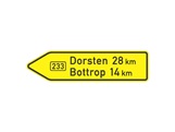 Verkehrszeichen: Wegweise Bundesstraßen