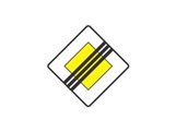 Verkehrszeichen: Ende Vorfahrtsstraße