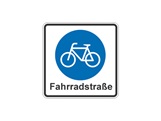 Verkehrszeichen: Fahrradstraße