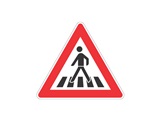 Verkehrszeichen: Fußgängerüberweg