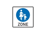 Verkehrszeichen: Fußgängerzone