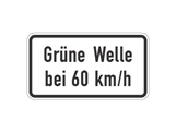 Verkehrszeichen: Grüne Welle