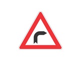 Verkehrszeichen: Kurve