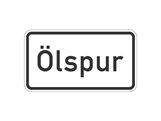 Verkehrszeichen: Ölspur