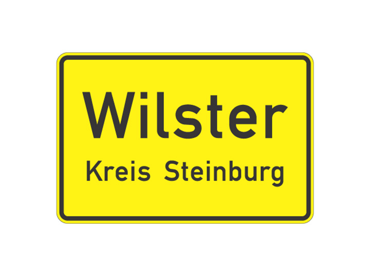 Verkehrszeichen: Ortstafel