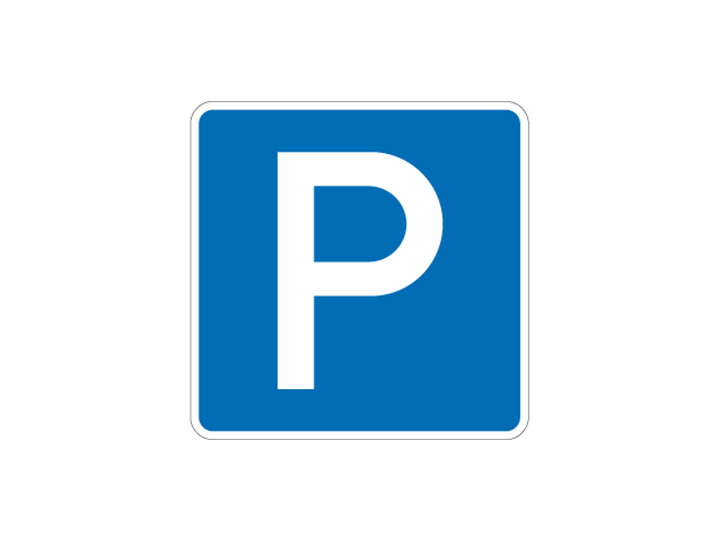 Verkehrszeichen: Parkplatz