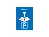 Verkehrszeichen: Parkscheibe