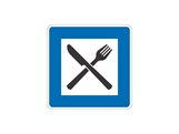Verkehrszeichen: Raststätte