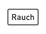 Verkehrszeichen: Rauch