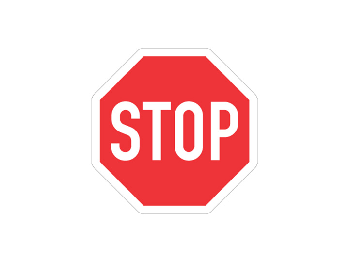 Verkehrszeichen: Stop