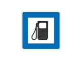 Verkehrszeichen: Tankstelle