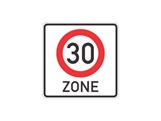 Verkehrszeichen: Tempo 30 Zone