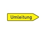 Verkehrszeichen: Umleitungswegweiser