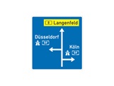 Verkehrszeichen: Vorwegweiser Autobahn