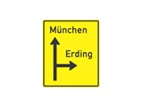 Verkehrszeichen: Vorwegweiser