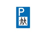 Verkehrszeichen: Wanderparkplatz