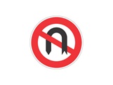 Verkehrszeichen: Wendeverbot