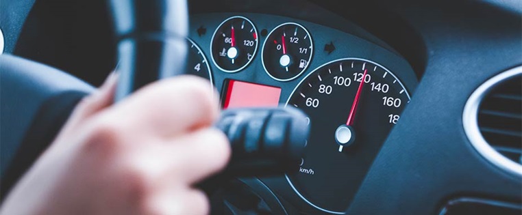 Display in einem Auto