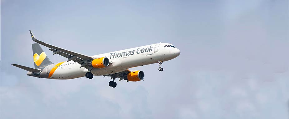 Flieger von Thomas Cook