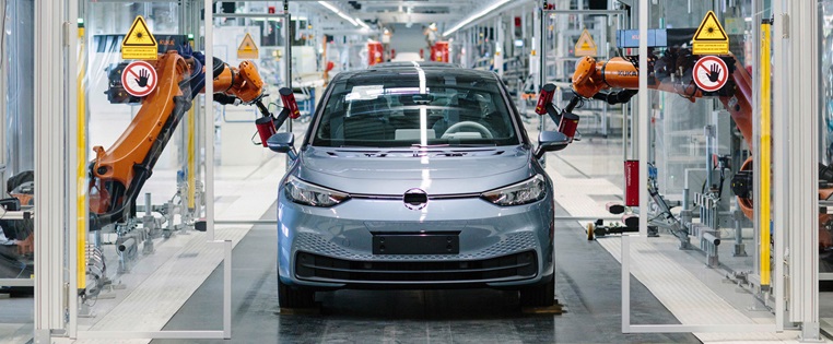 ID 3 Volkswagen wird in neuen Werk in Zwickau gefertig