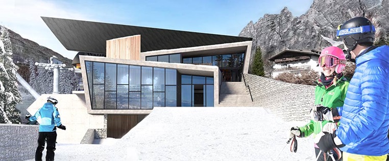 Kabinenbahn Freccia nel cielo in Cortina d'Ampezzo