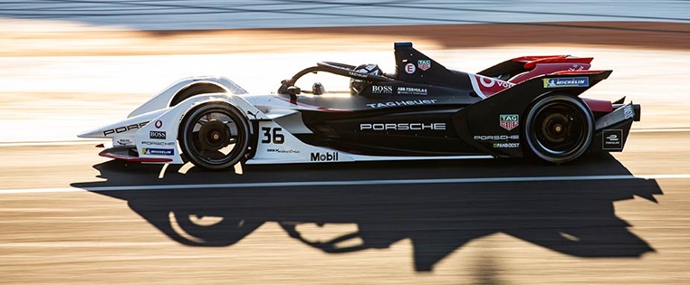 Formel E Vorschau Porsche Lotterer fahrend