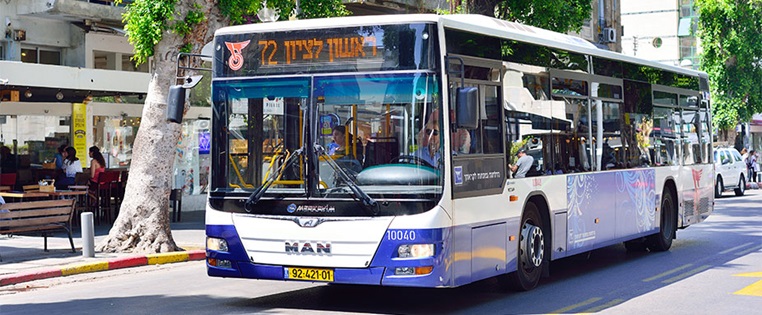 Linienbus in Tel Aviv