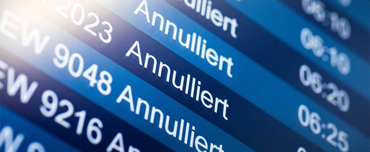 Flughafeninformationstafel