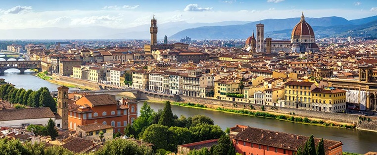 Stadtansicht von Florenz