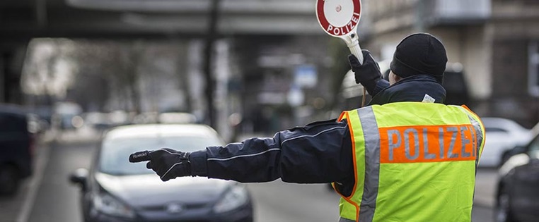 Verkehrskontrolle in Berlin