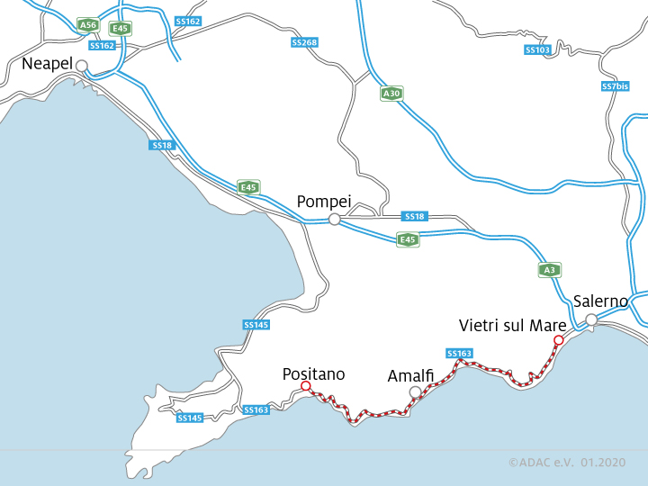 Italien Fahrverbot Auf Der Amalfitana Adac