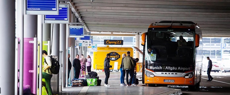 Flixbus am Busbahnhof