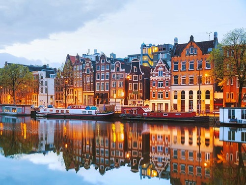 Stadtansicht von Amsterdam