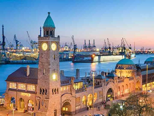 Stadtansicht von Hamburg