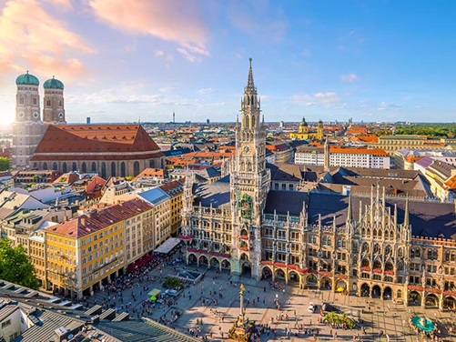 Stadtansicht von München