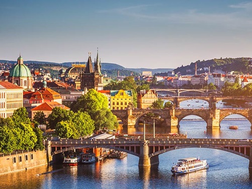Stadtansicht von Prag