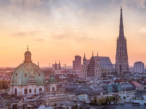 Stadtansicht von Wien