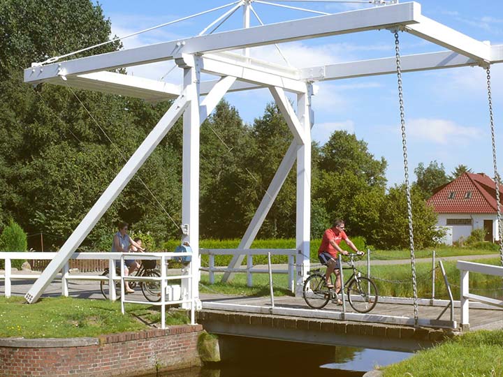 Brücke auf der deutschen Fehnroute