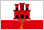 Flagge Gibraltar