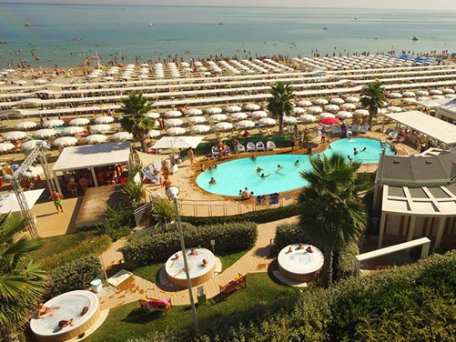 Strand Playa del Sol in Riccione