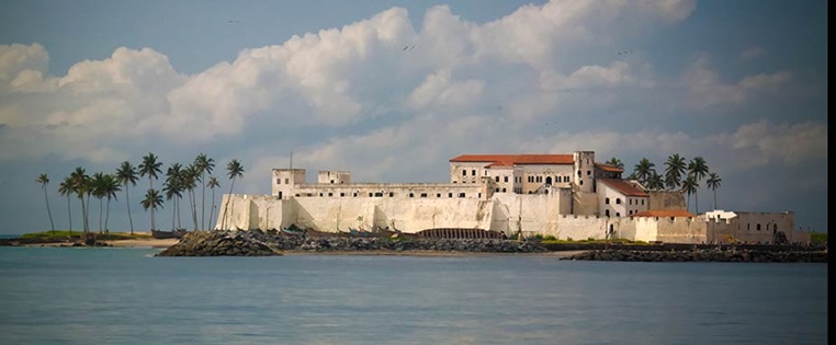 Festung am Meer in Ghana